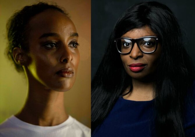 Ladan Osman and Omotara James