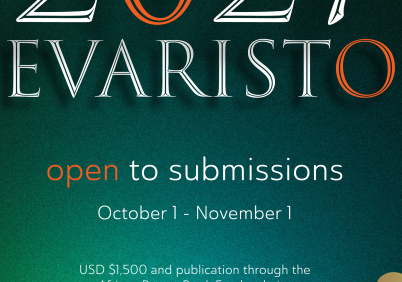 2027 Evaristo open for submissions October 1 - November 1