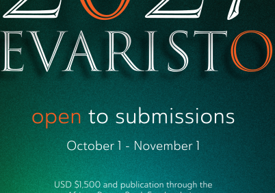Evaristo prize open from October 1 to November 1