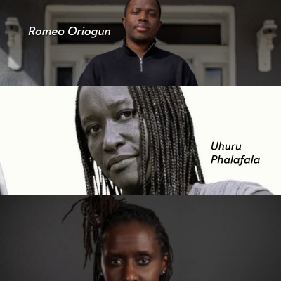 Romeo Oriogun, Uhuru Portia Phalafala, and Juliane Okot Bitek